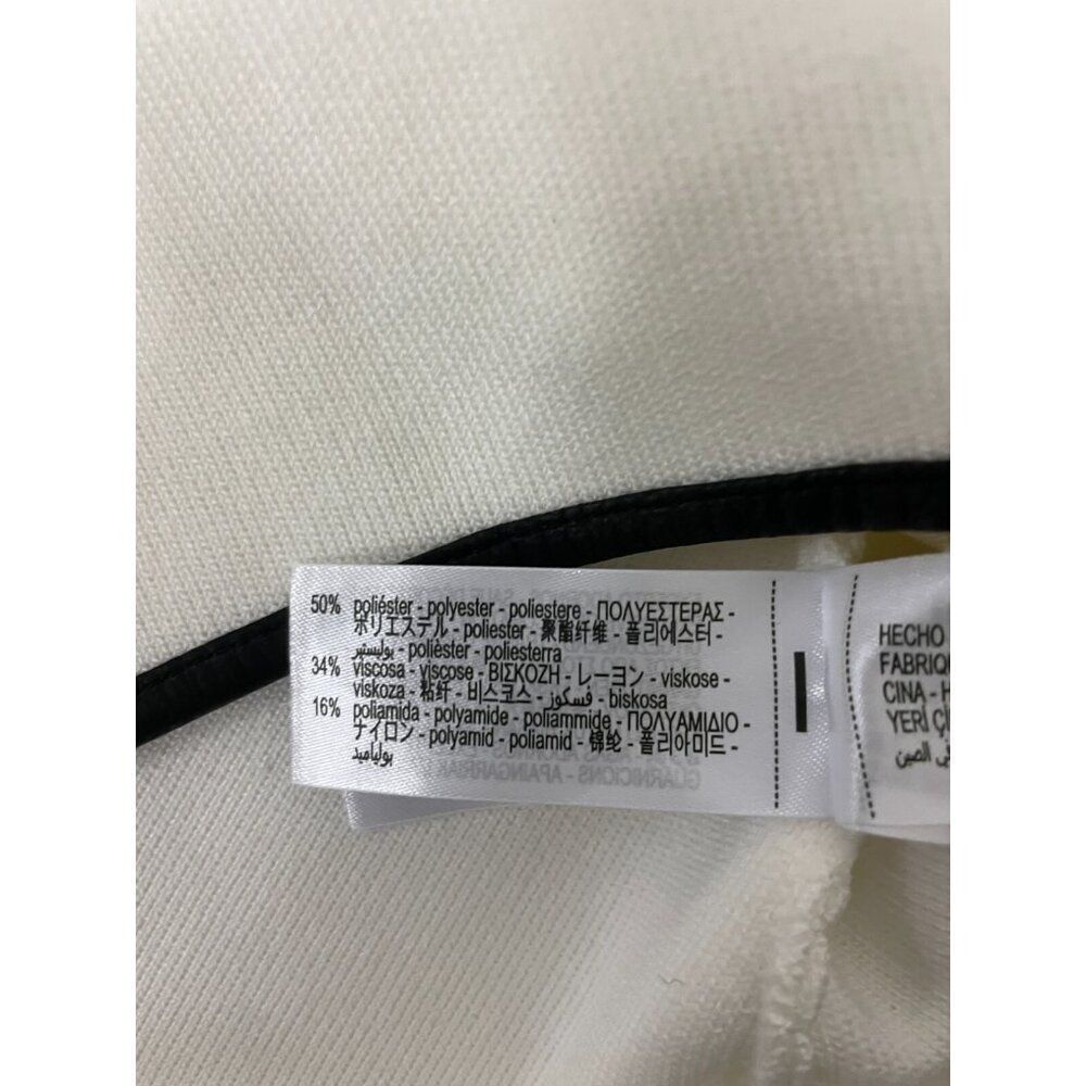 Zara Women Blazer Jacket Size S White Crossover Contrast black Trim 4192/105 NWT - Picture 8 of 12